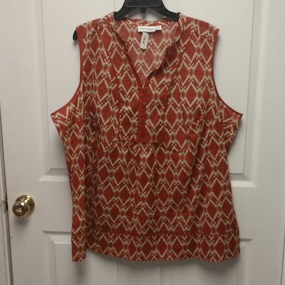Like New St John's Bay Sleeveless Top 3x